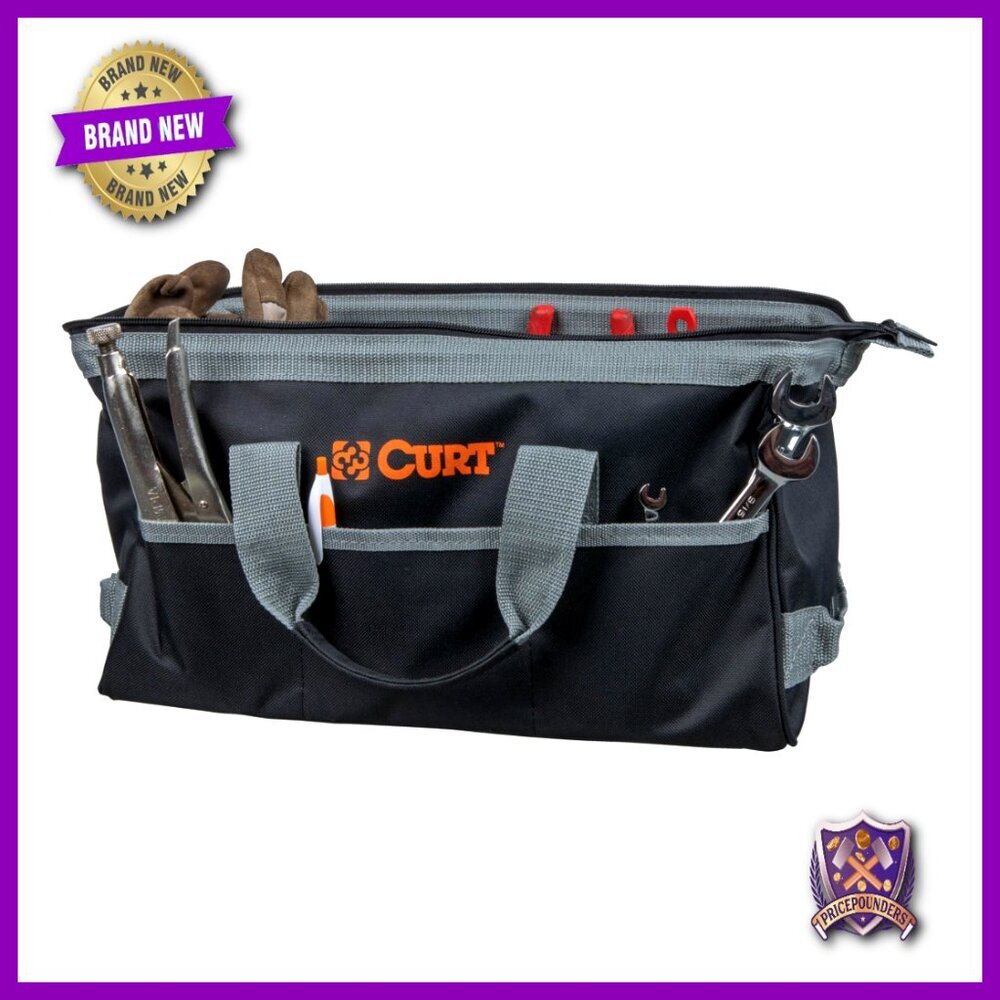 Heavy-Duty Tool Bag 14 Pockets Reinforced Webbing Durable Storage Organizer